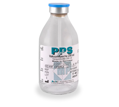 PPS Citrate Free - Vacuum Glass Bottles - Ozon Health Services