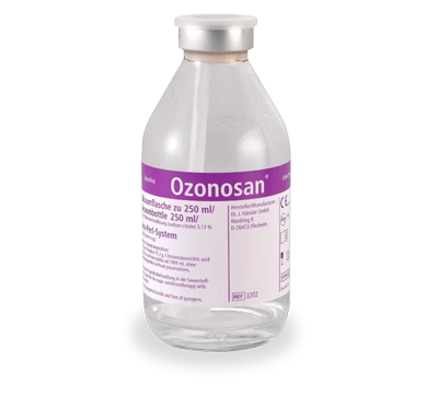 Dr. Hansler Ozonosan with Citrate - Vacuum Glass Bottles - Ozon Health Services